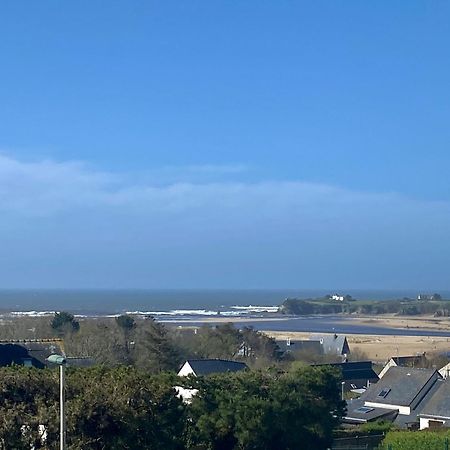 Studio Blue Horizon Vue Mer Guidel-Plage Exterior photo