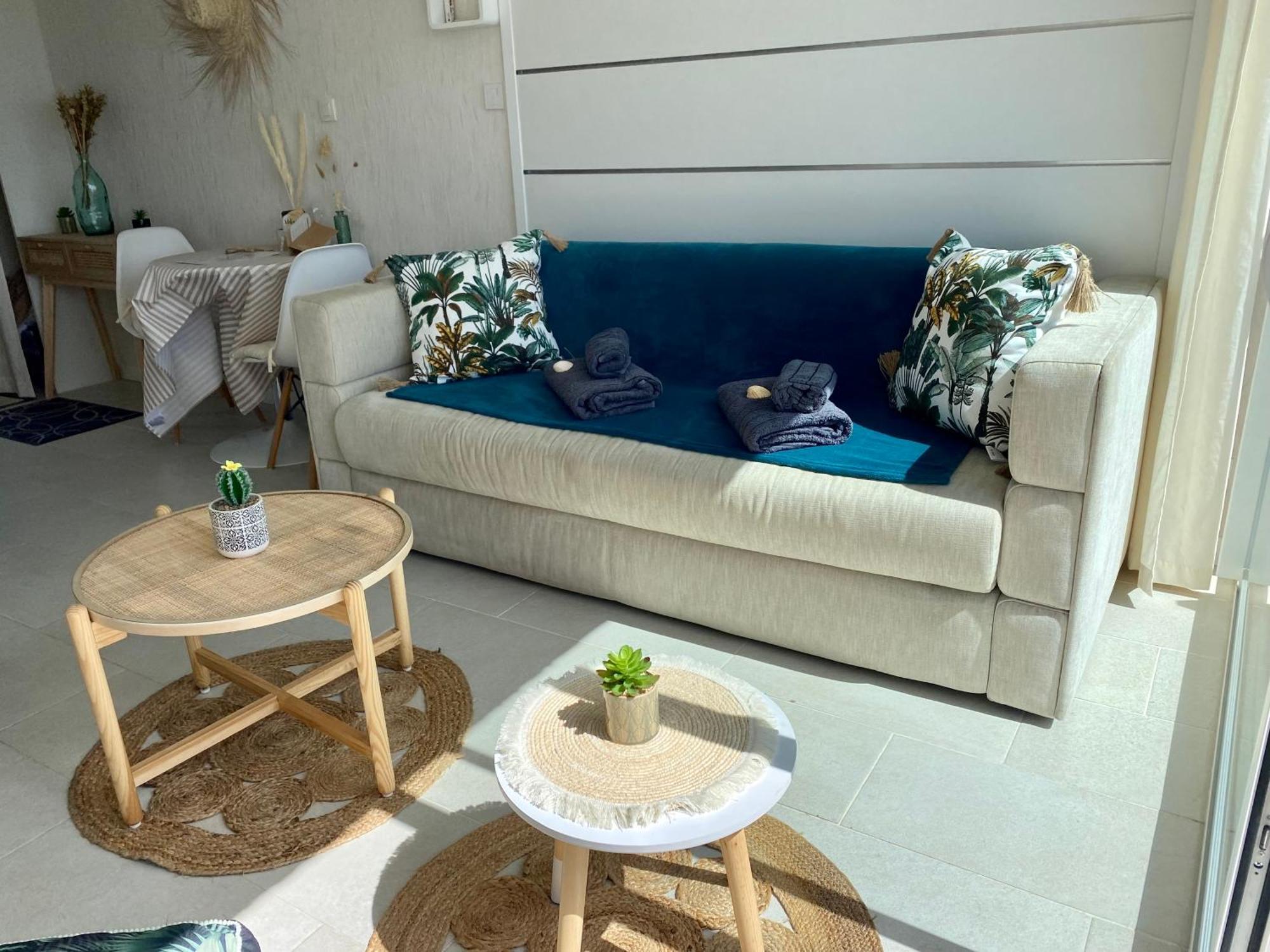 Studio Blue Horizon Vue Mer Guidel-Plage Exterior photo